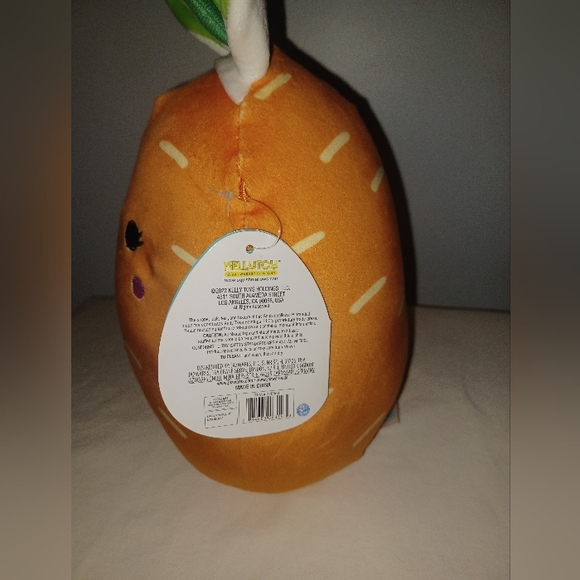 2022 Squishmallow Caroleena 10" Kelly Toys/ color- orange - Picture 5 of 9